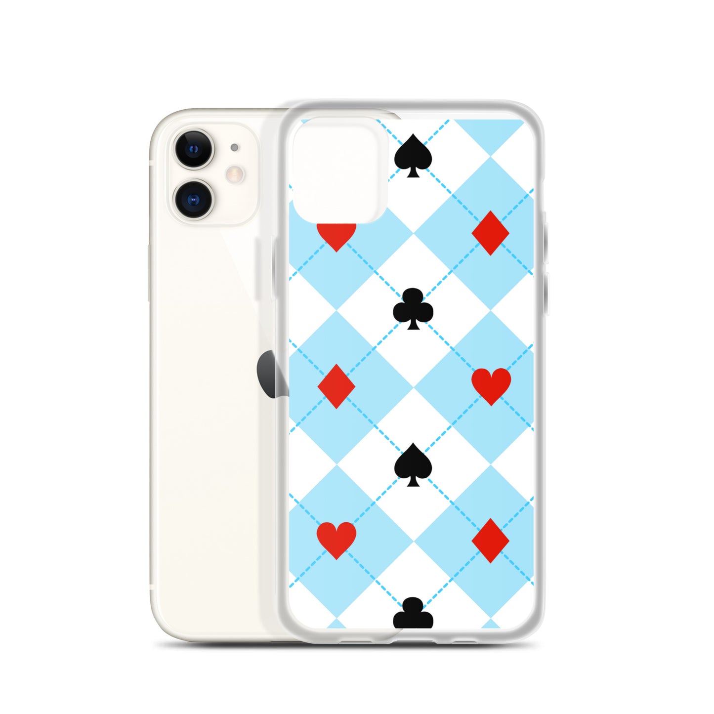 Deck of Cards Suites - Clear Case for iPhone®