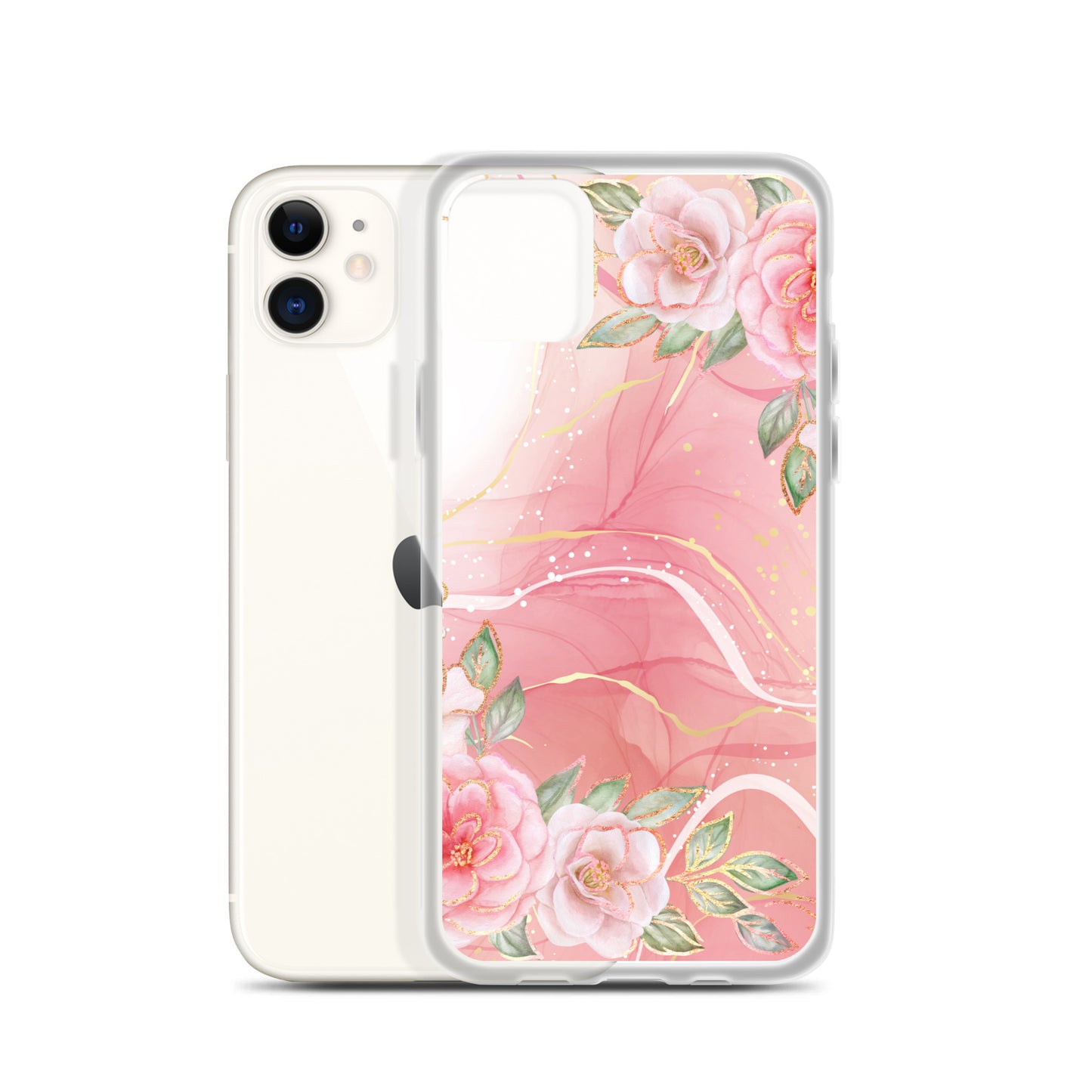 Malia's Pink Roses - Clear Case for iPhone®