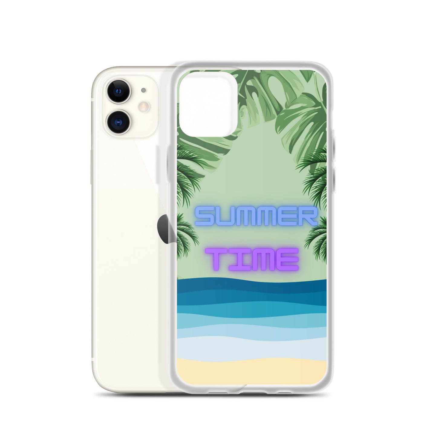 Mason's Beach - Clear Case for iPhone®