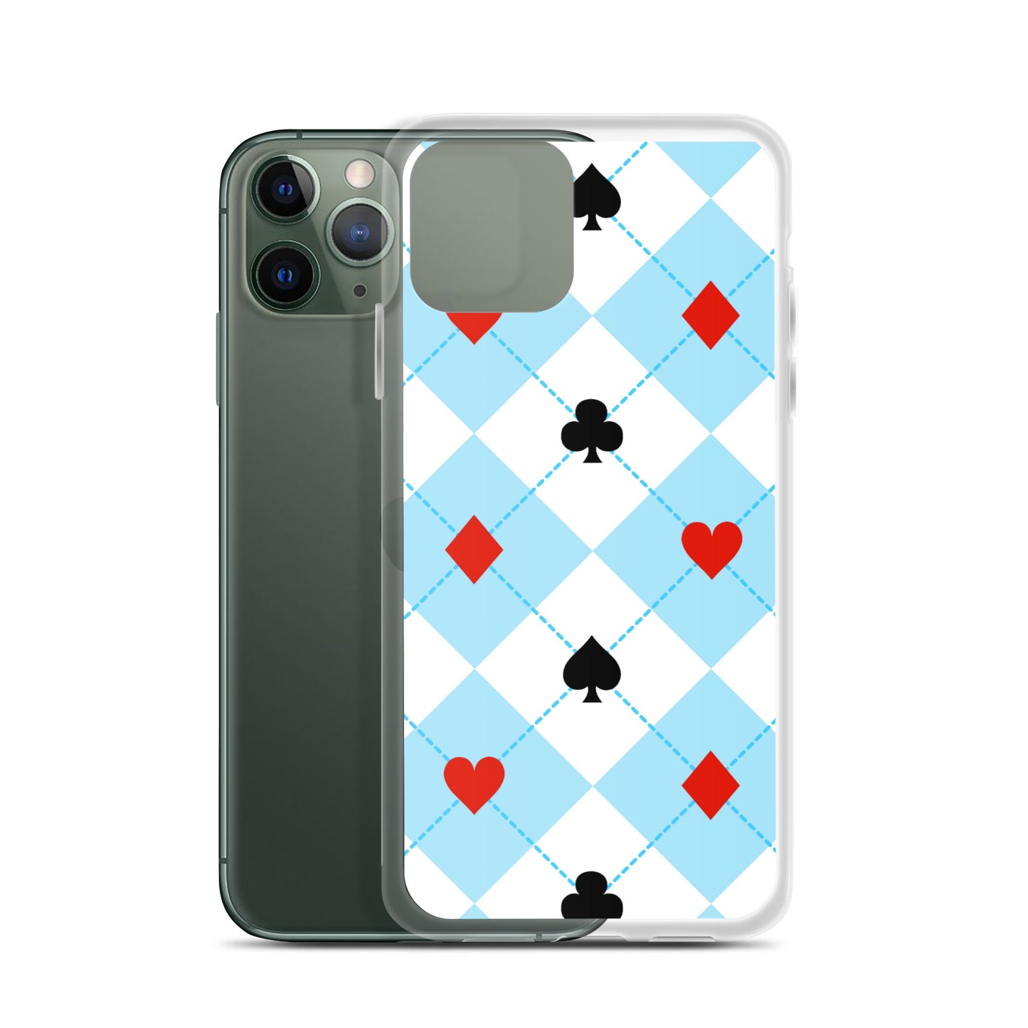 Deck of Cards Suites - Clear Case for iPhone®