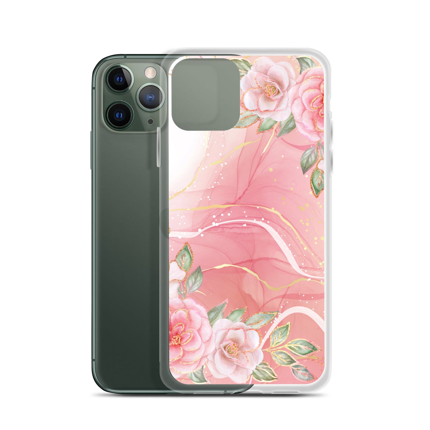 Malia's Pink Roses - Clear Case for iPhone®