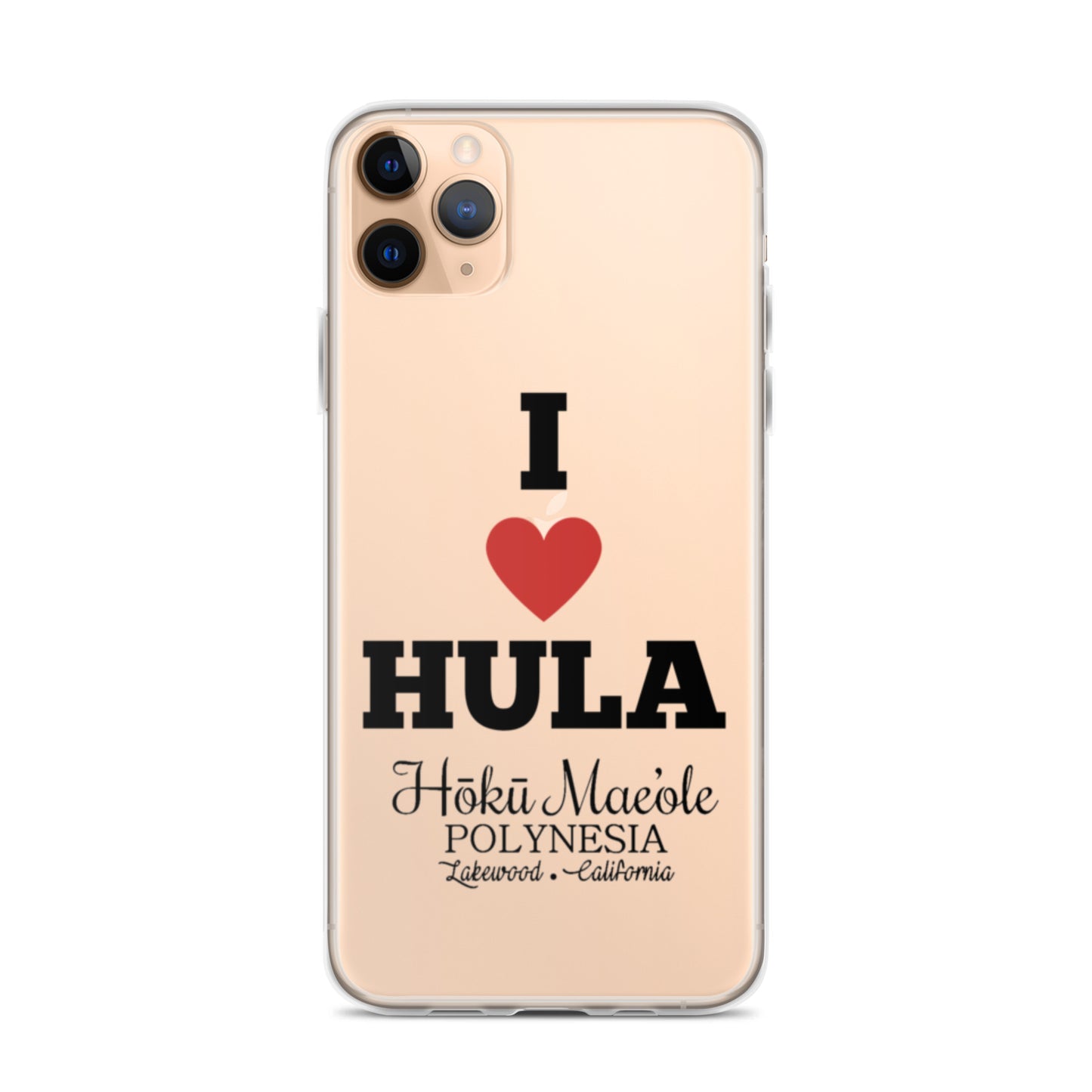 I Heart Hula - Clear Case for iPhone®