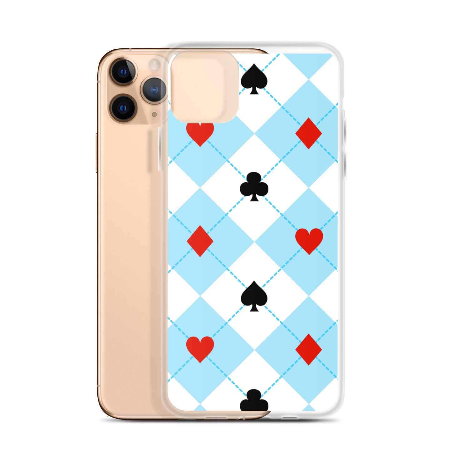 Deck of Cards Suites - Clear Case for iPhone®