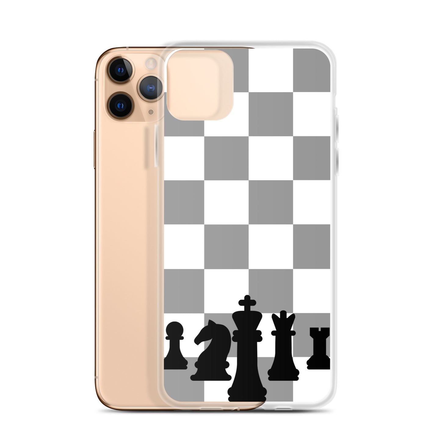 Chess Board with Pieces - Clear Case for iPhone®