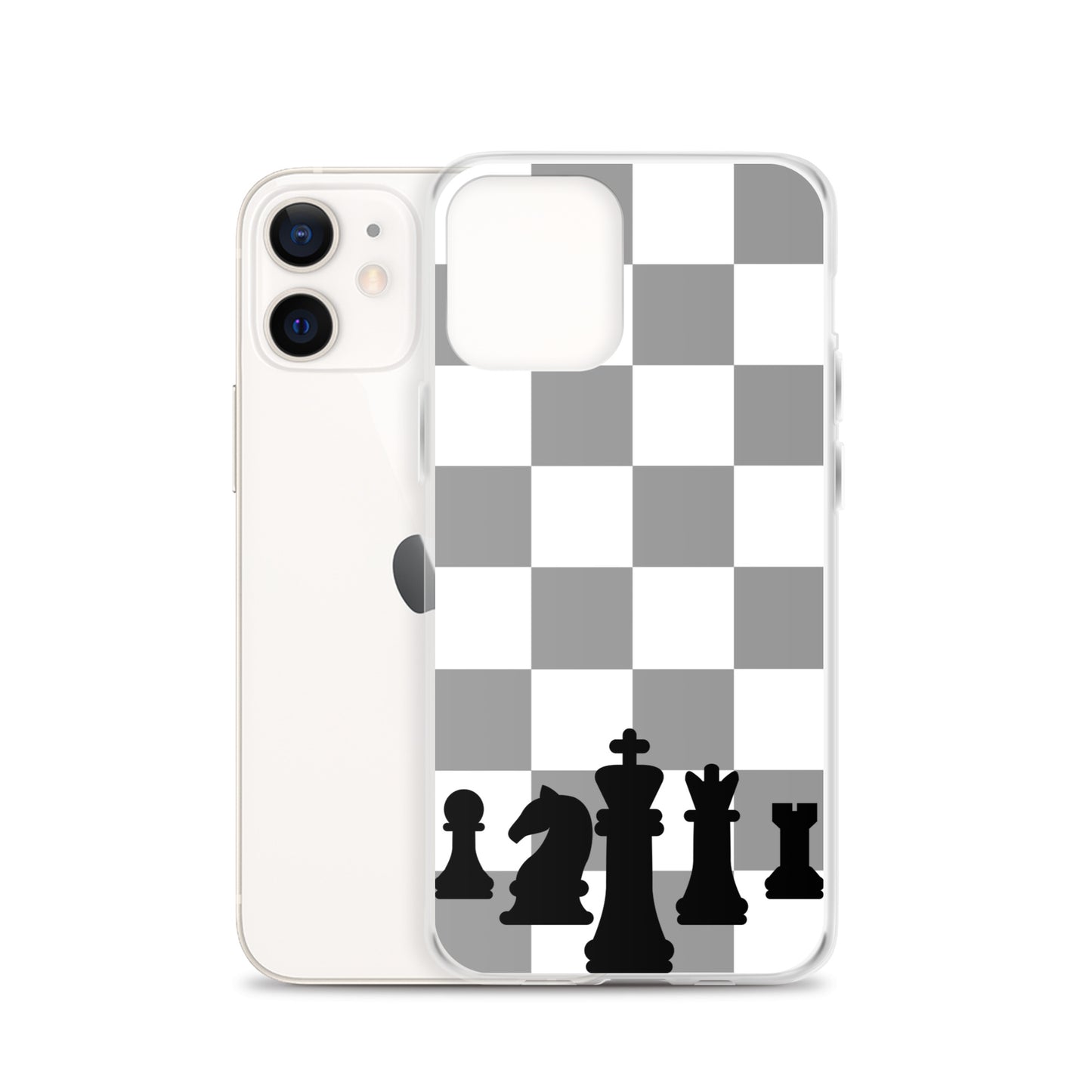 Chess Board with Pieces - Clear Case for iPhone®