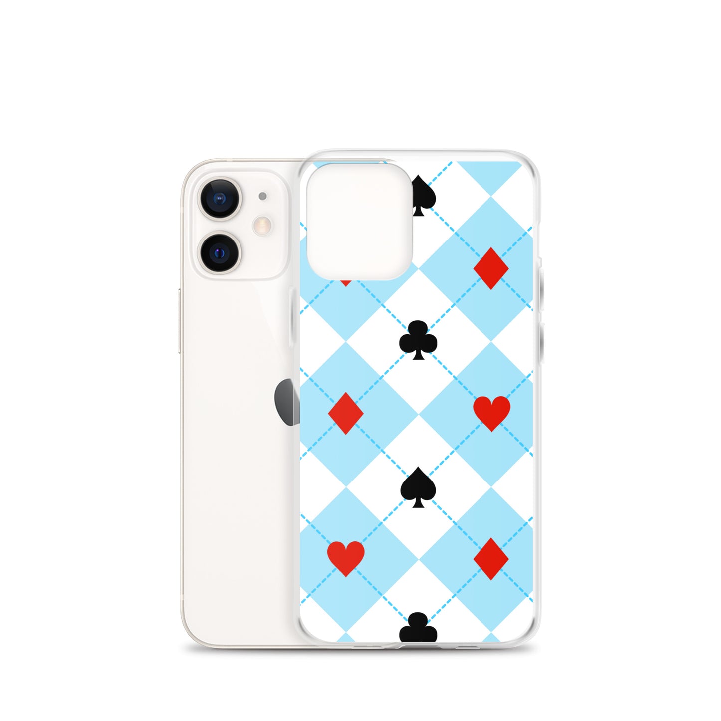 Deck of Cards Suites - Clear Case for iPhone®