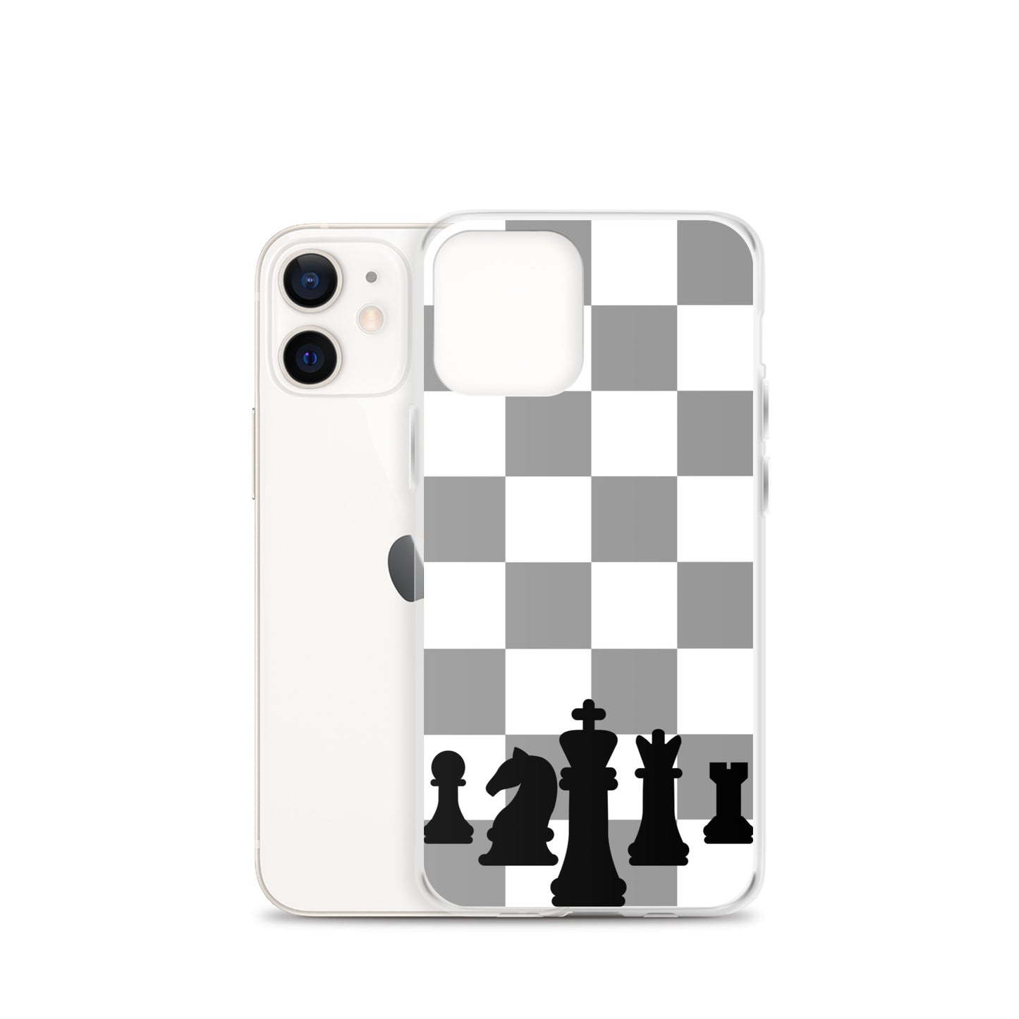 Chess Board with Pieces - Clear Case for iPhone®