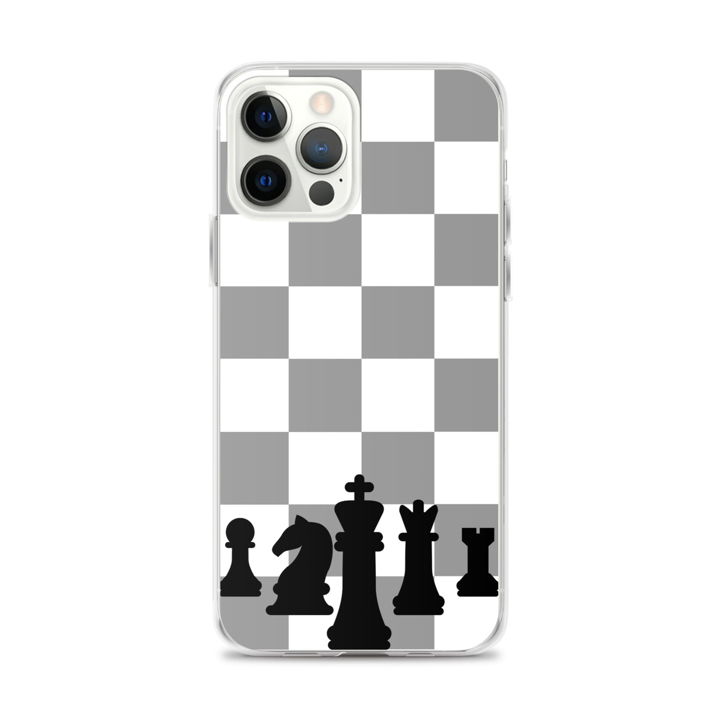 Chess Board with Pieces - Clear Case for iPhone®