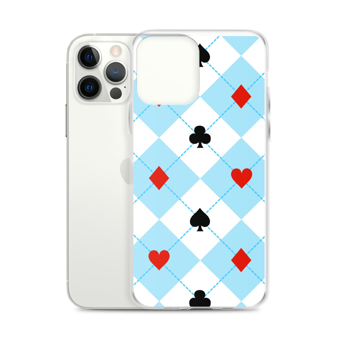Deck of Cards Suites - Clear Case for iPhone®