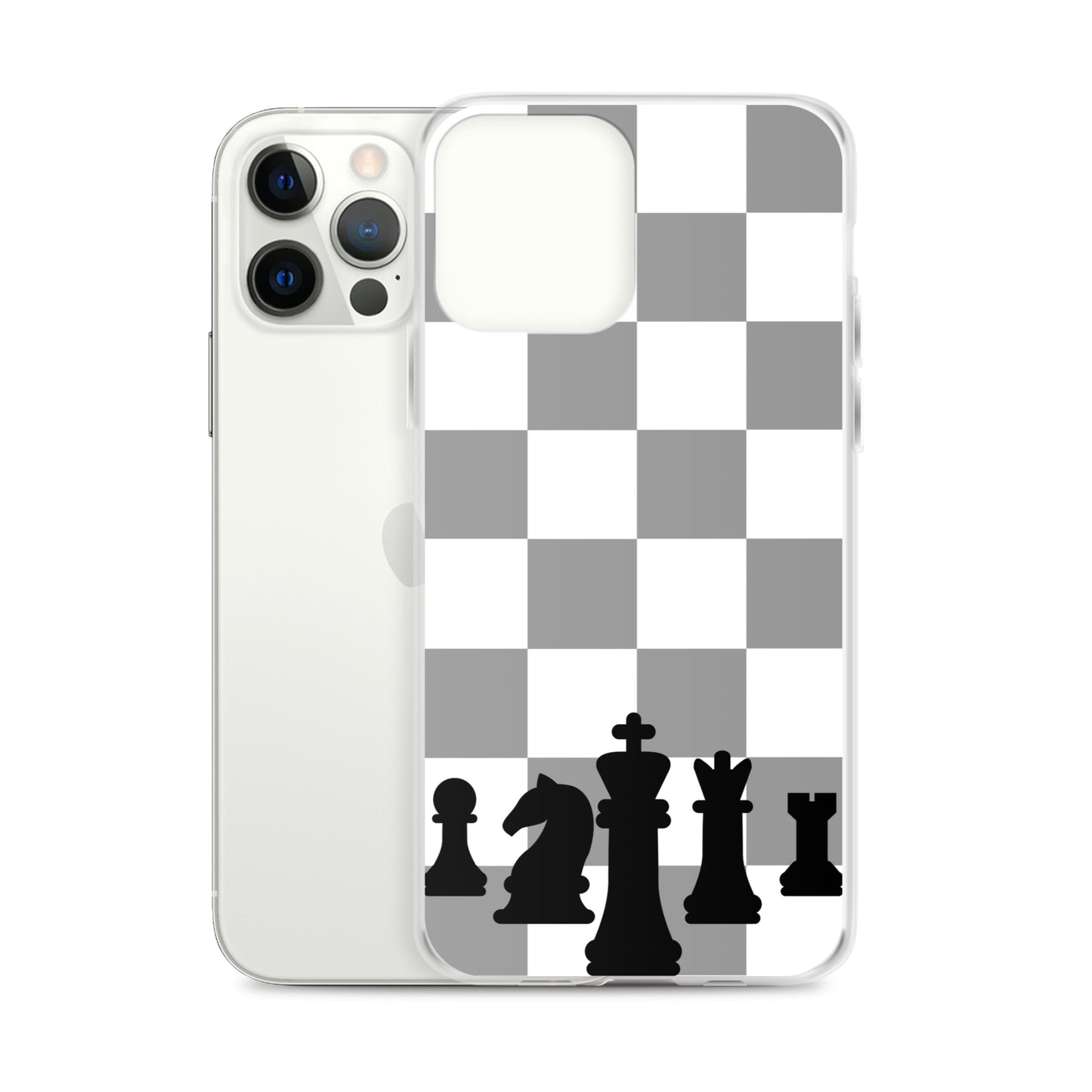 Chess Board with Pieces - Clear Case for iPhone®