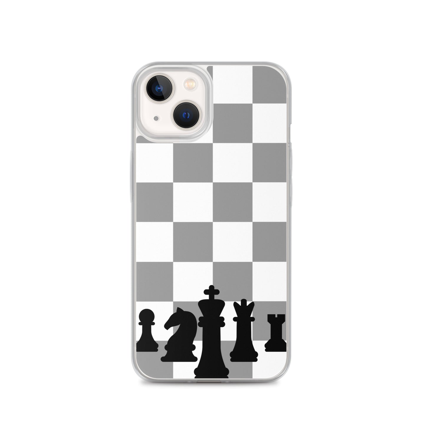 Chess Board with Pieces - Clear Case for iPhone®