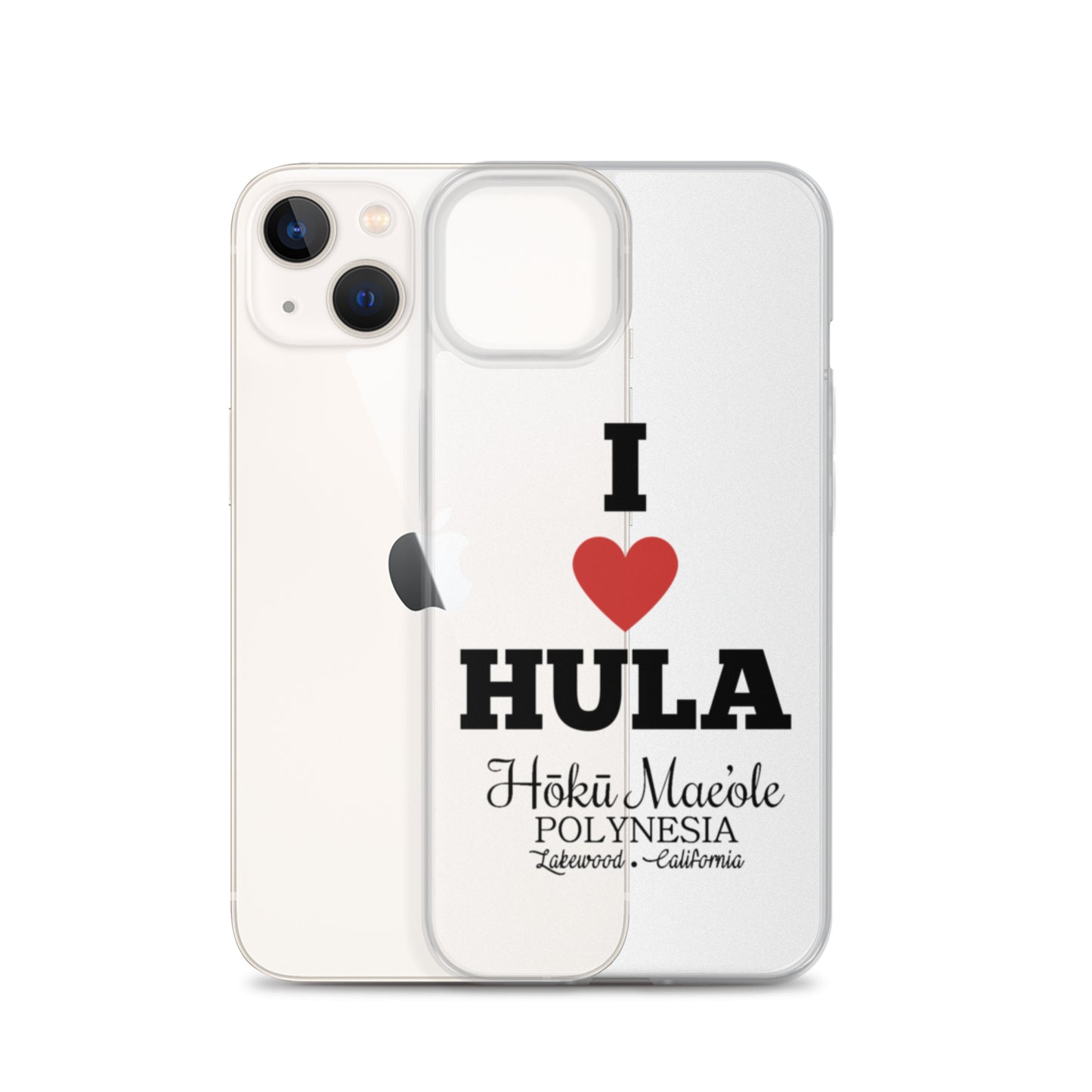 I Heart Hula - Clear Case for iPhone®