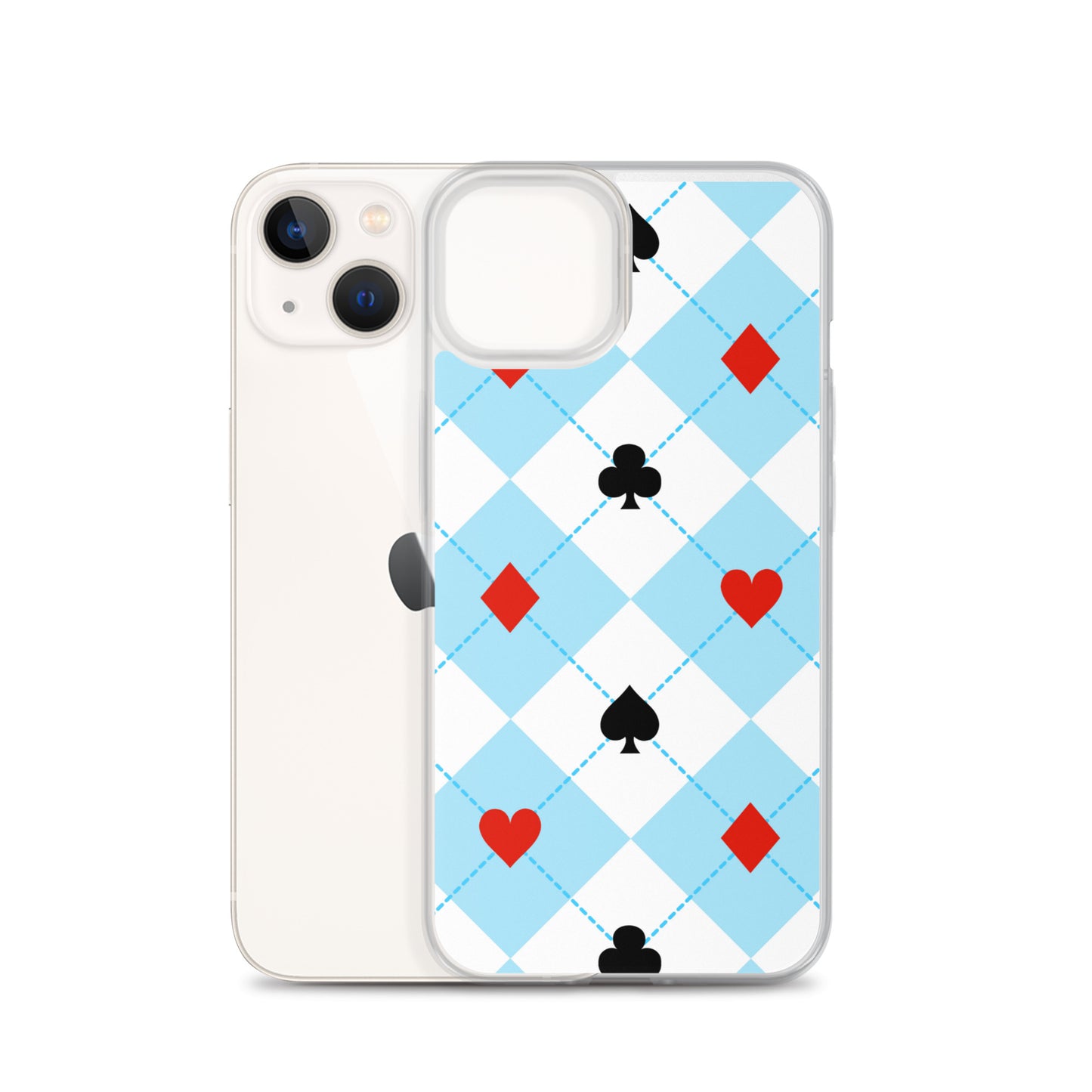 Deck of Cards Suites - Clear Case for iPhone®