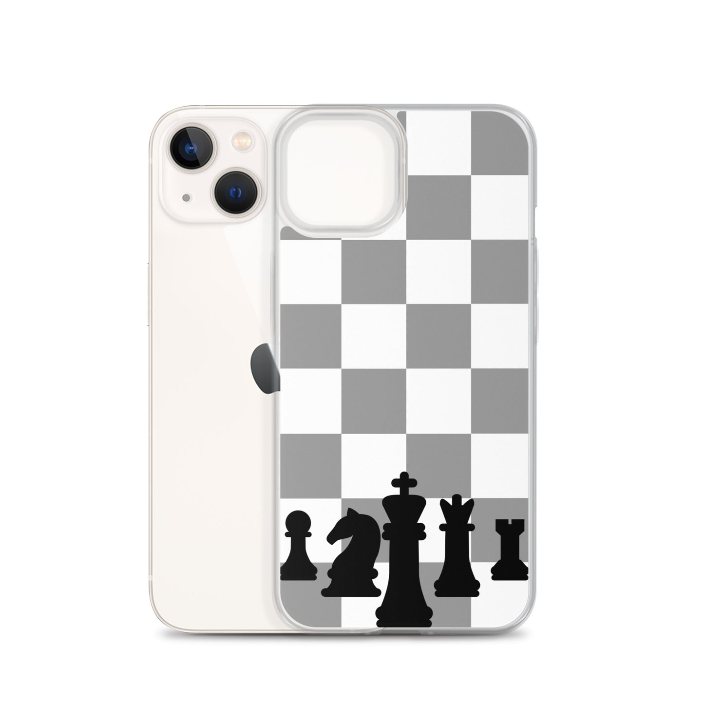 Chess Board with Pieces - Clear Case for iPhone®