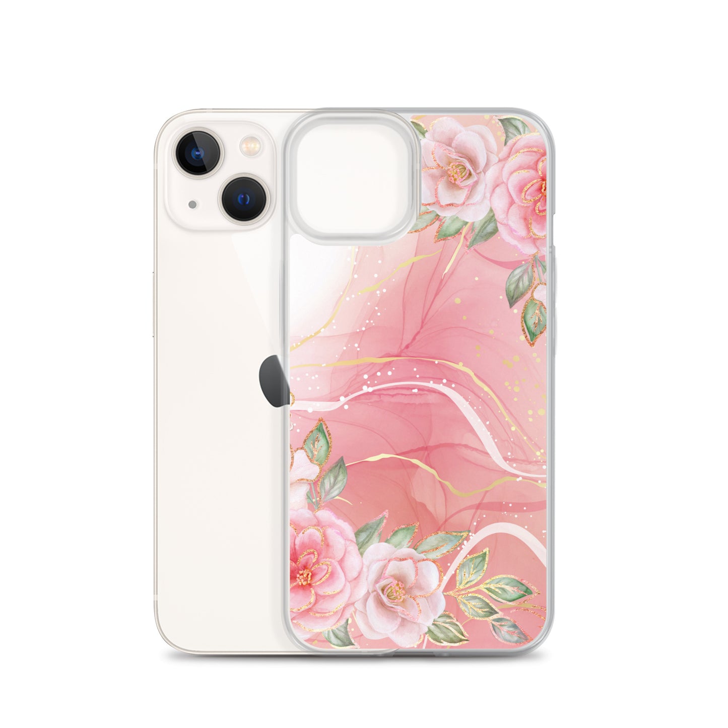 Malia's Pink Roses - Clear Case for iPhone®