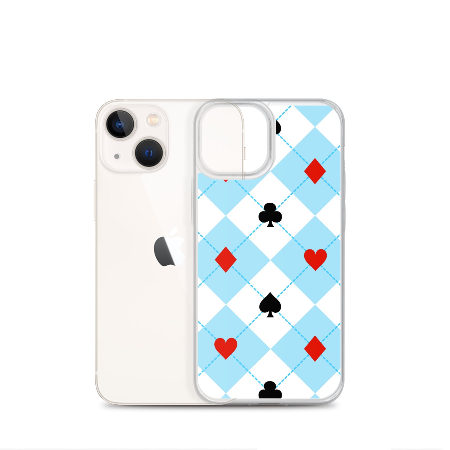 Deck of Cards Suites - Clear Case for iPhone®