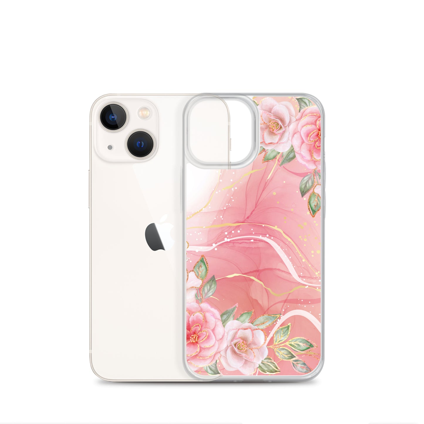 Malia's Pink Roses - Clear Case for iPhone®