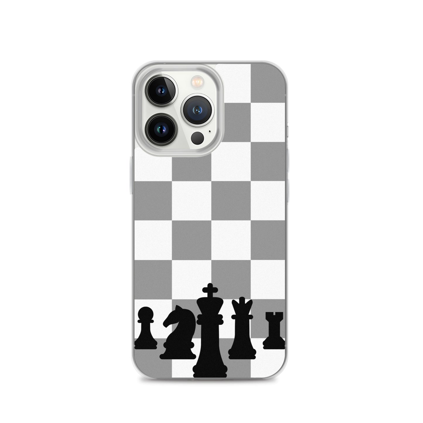 Chess Board with Pieces - Clear Case for iPhone®