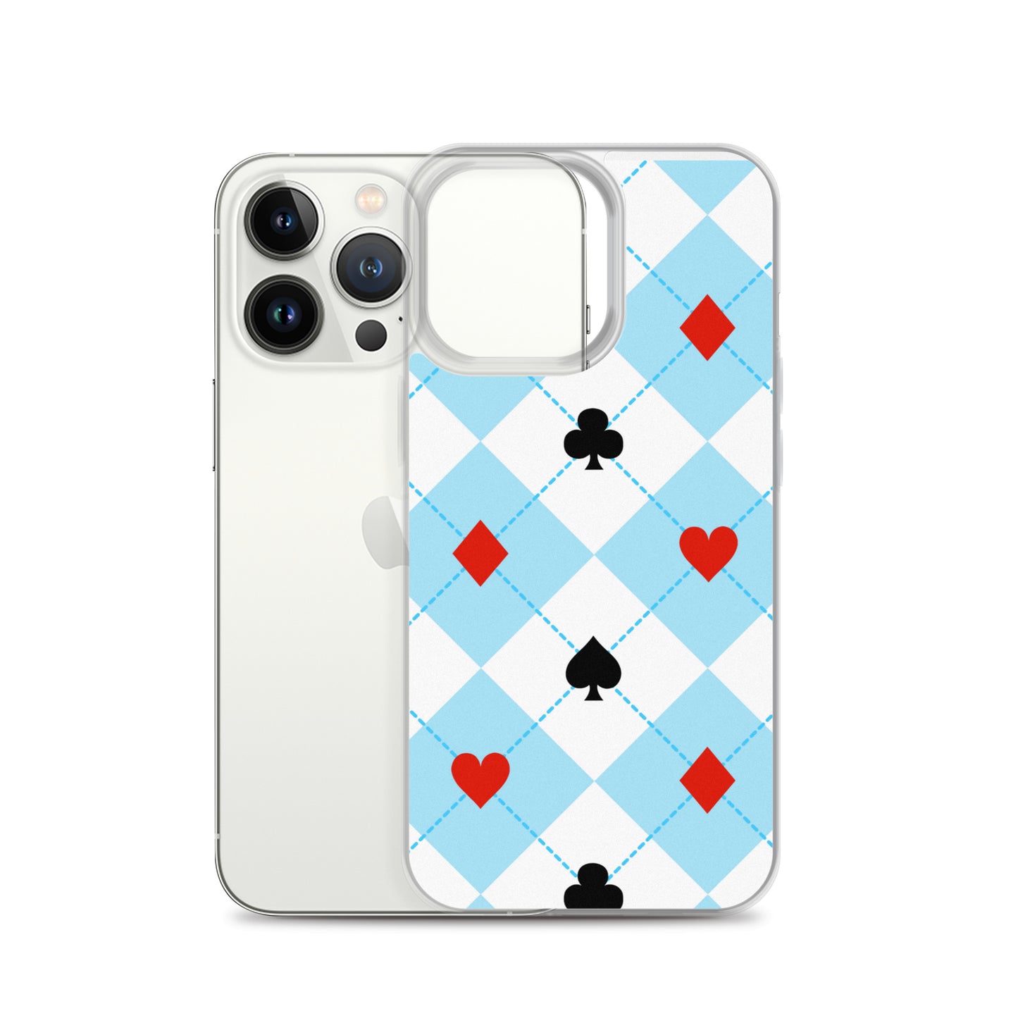 Deck of Cards Suites - Clear Case for iPhone®