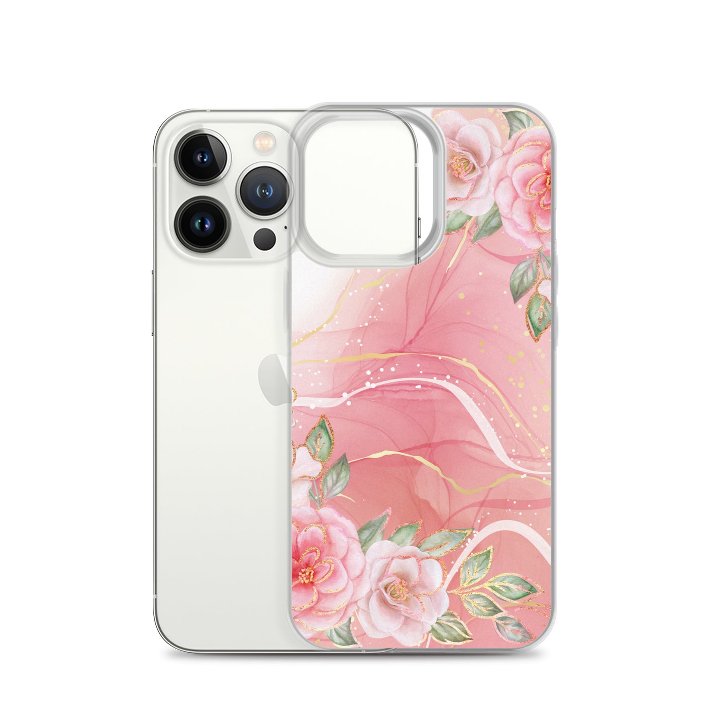 Malia's Pink Roses - Clear Case for iPhone®