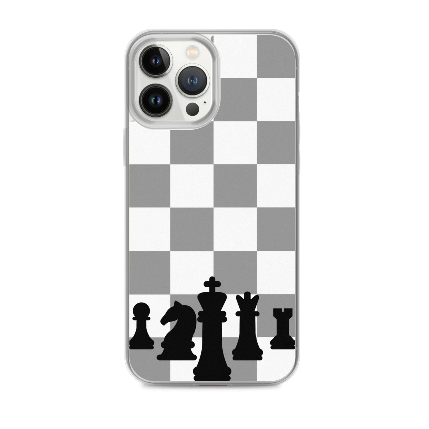 Chess Board with Pieces - Clear Case for iPhone®