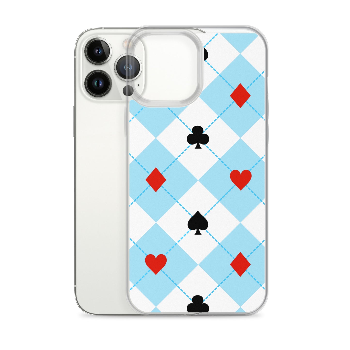 Deck of Cards Suites - Clear Case for iPhone®