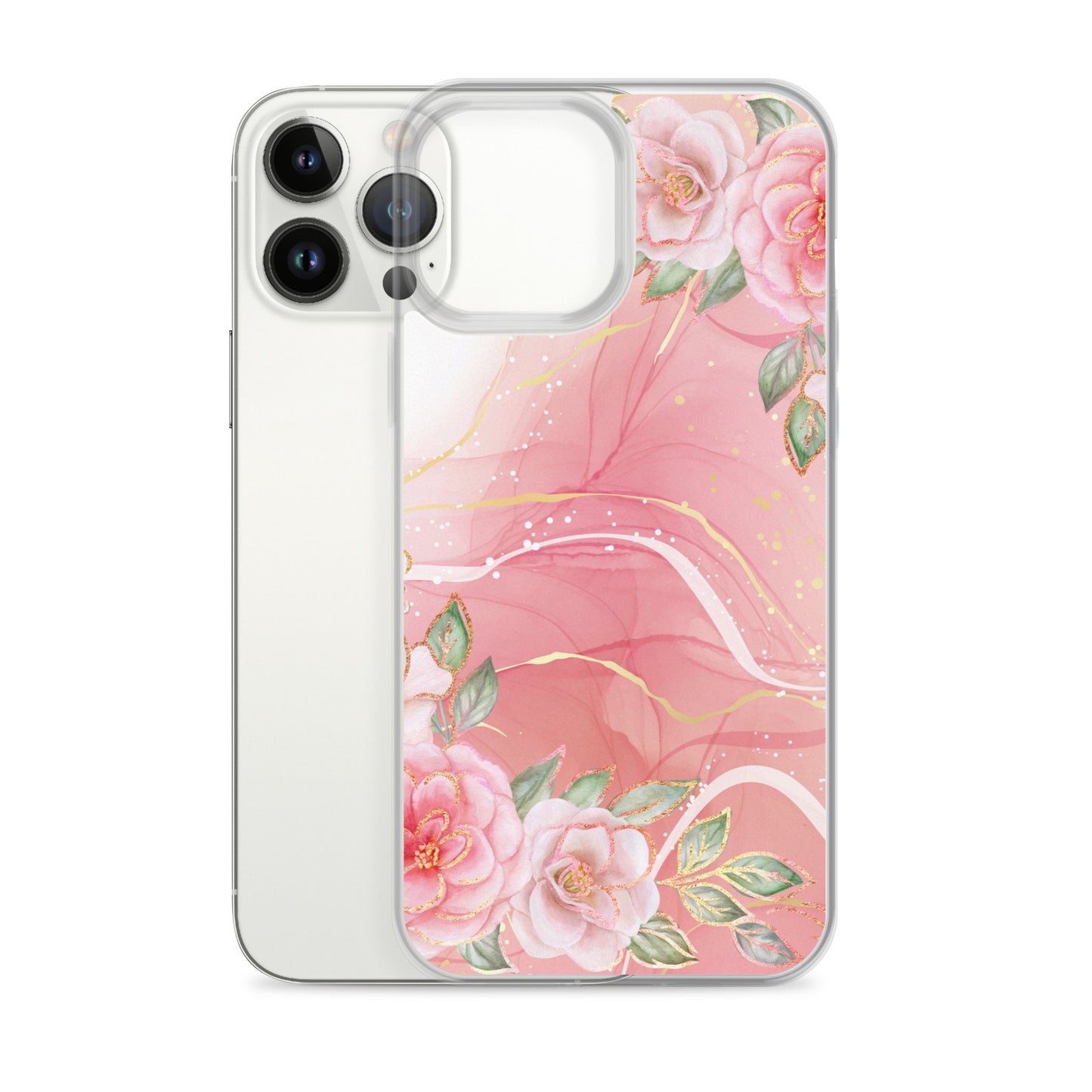 Malia's Pink Roses - Clear Case for iPhone®