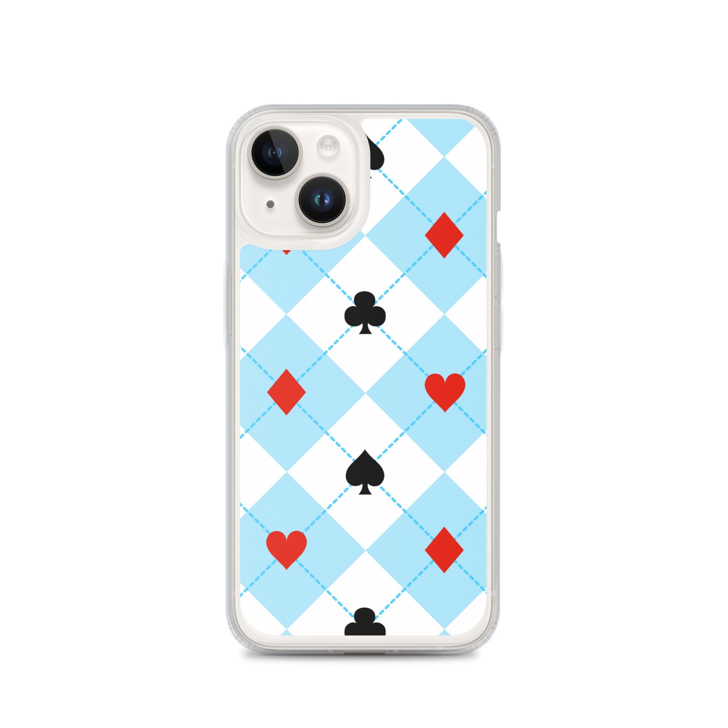 Deck of Cards Suites - Clear Case for iPhone®