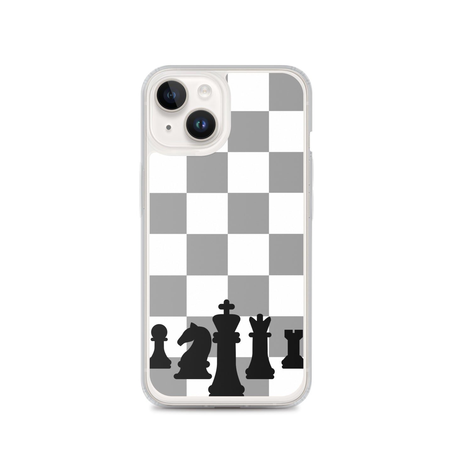 Chess Board with Pieces - Clear Case for iPhone®