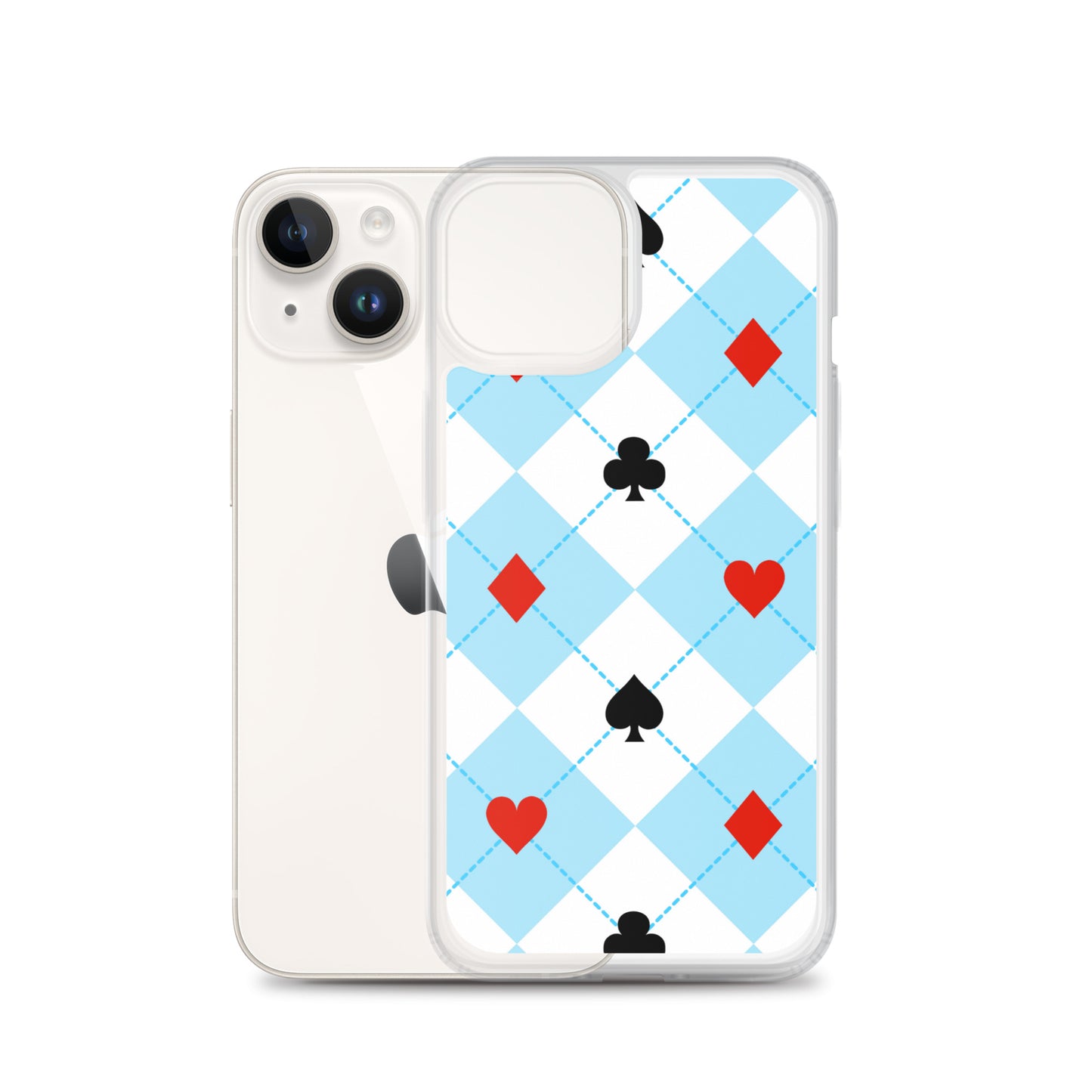 Deck of Cards Suites - Clear Case for iPhone®