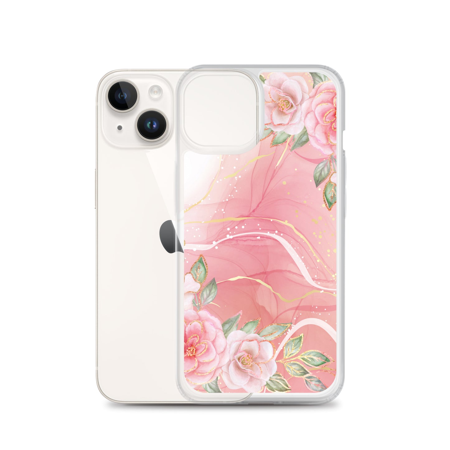Malia's Pink Roses - Clear Case for iPhone®