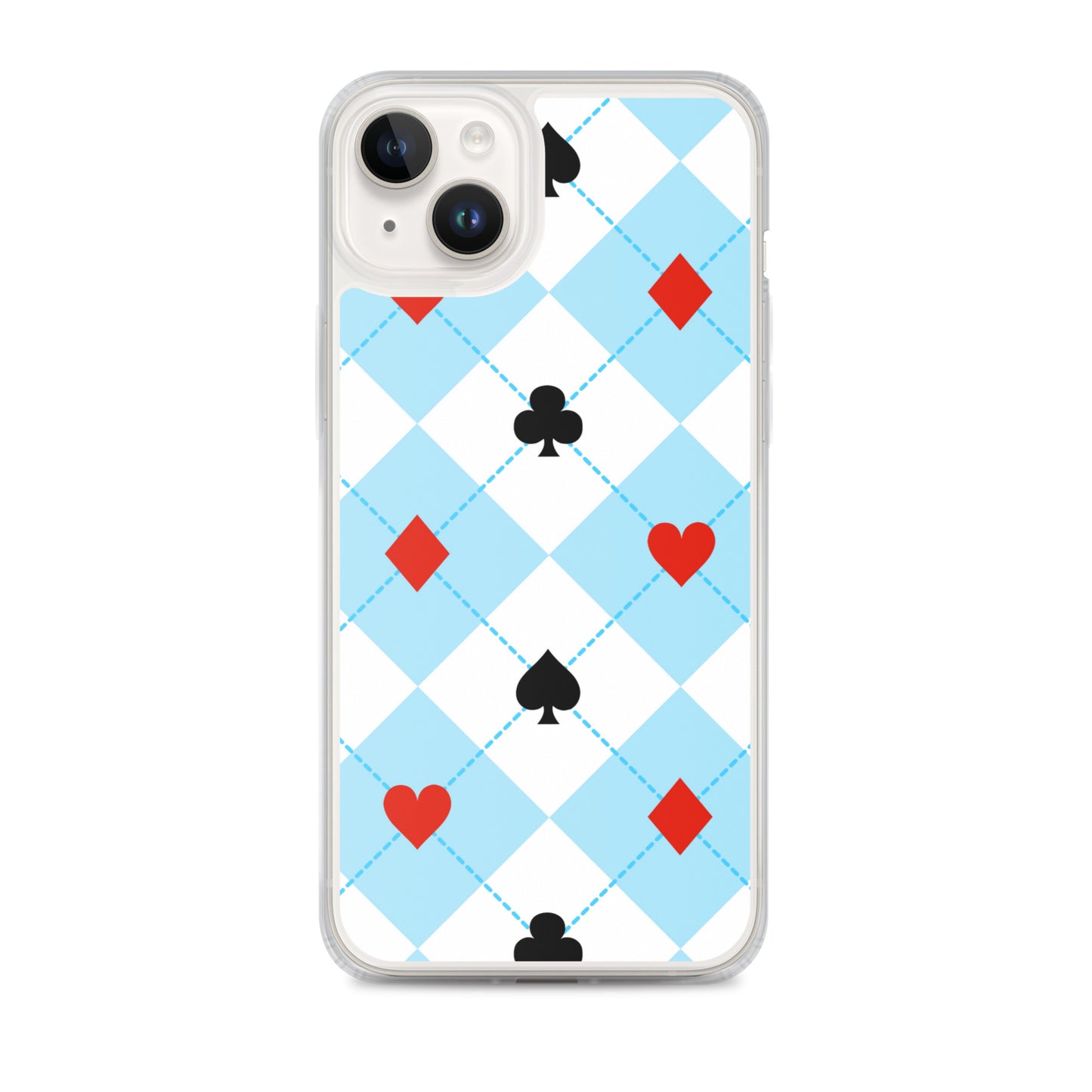 Deck of Cards Suites - Clear Case for iPhone®