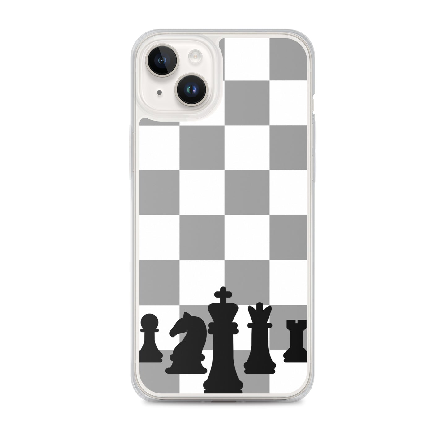 Chess Board with Pieces - Clear Case for iPhone®