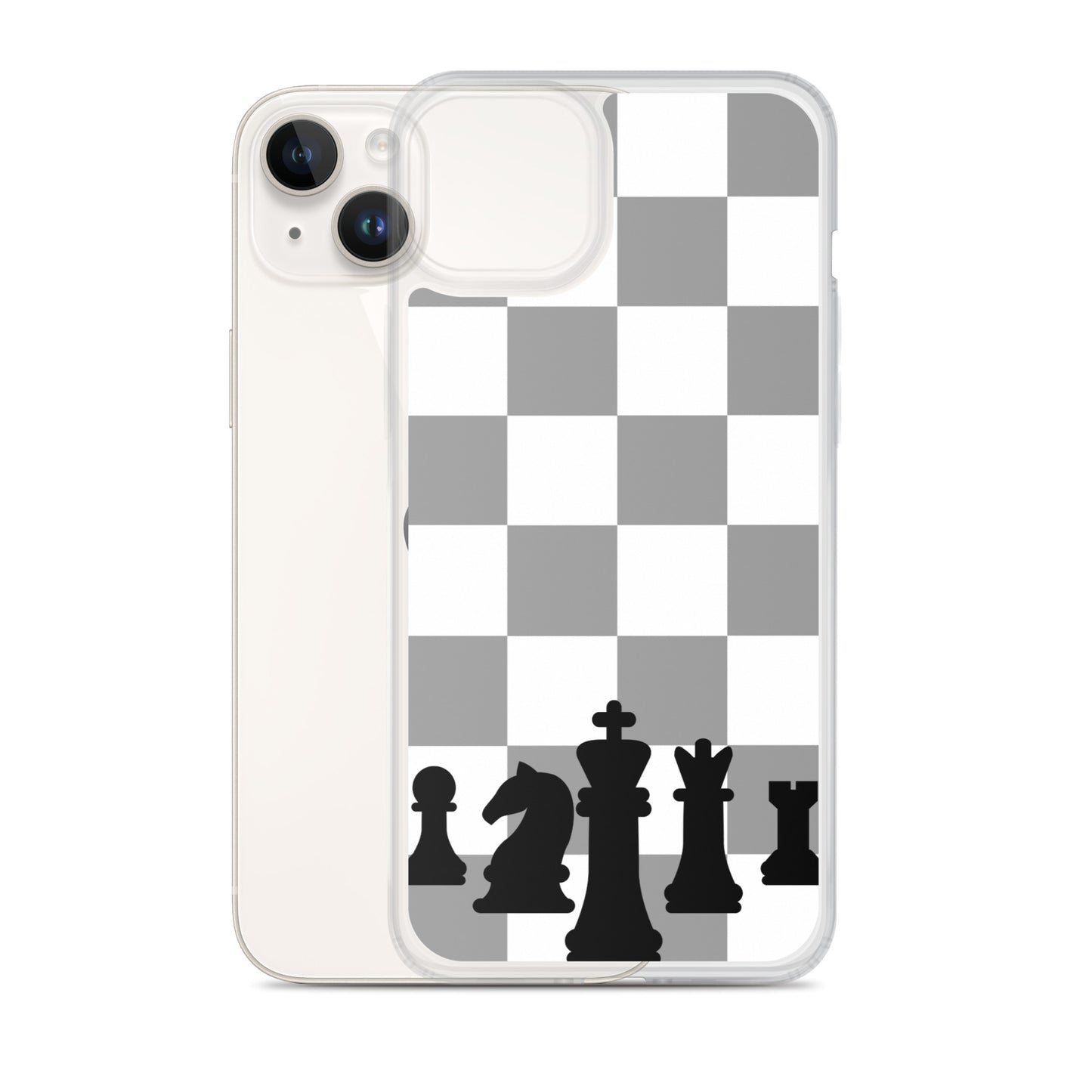 Chess Board with Pieces - Clear Case for iPhone®