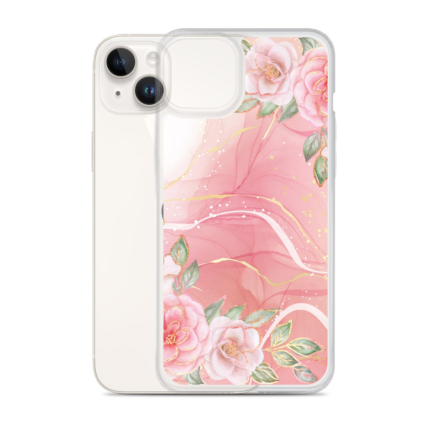Malia's Pink Roses - Clear Case for iPhone®