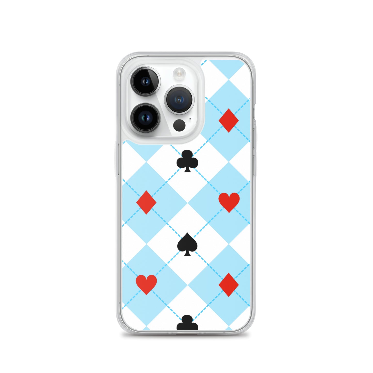 Deck of Cards Suites - Clear Case for iPhone®