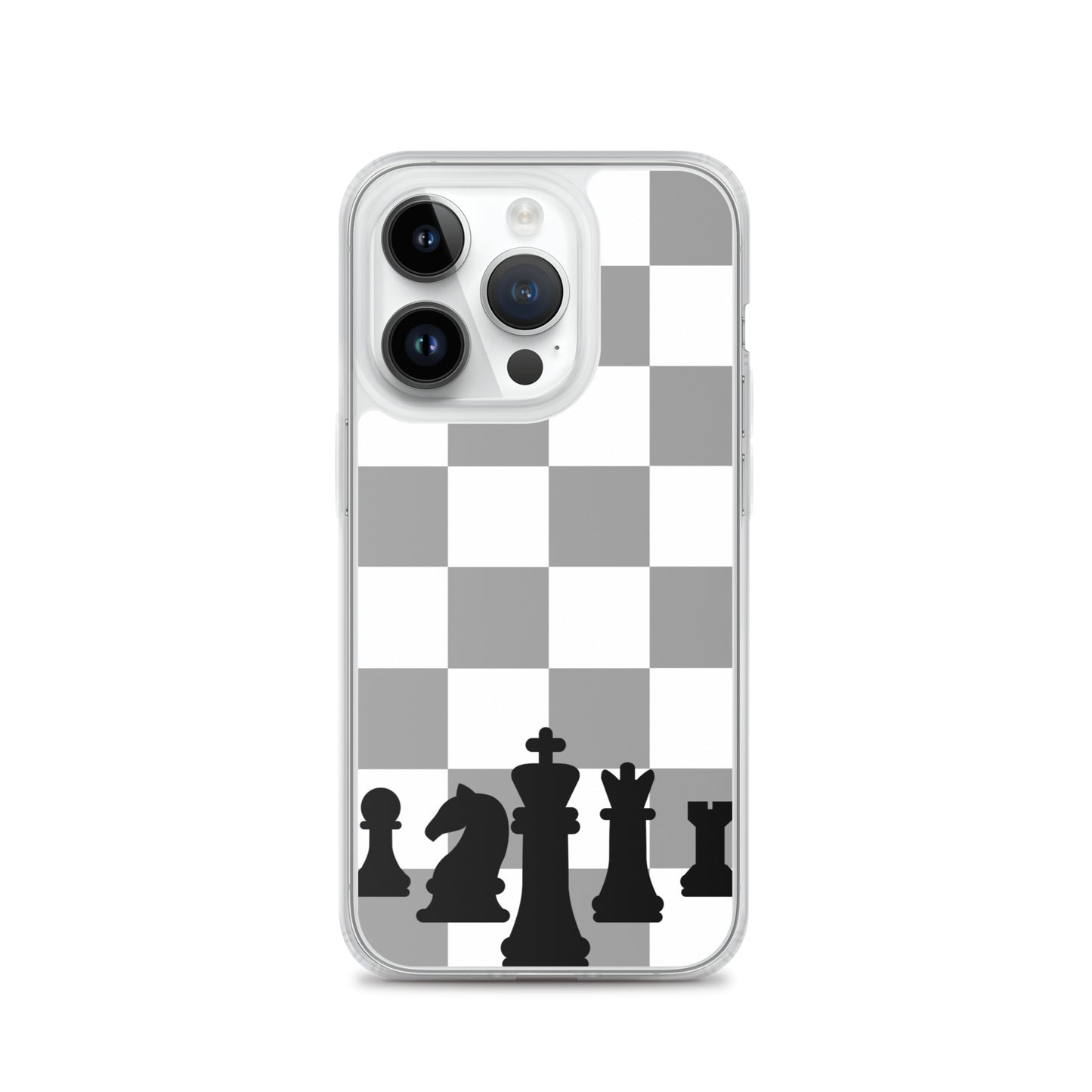 Chess Board with Pieces - Clear Case for iPhone®