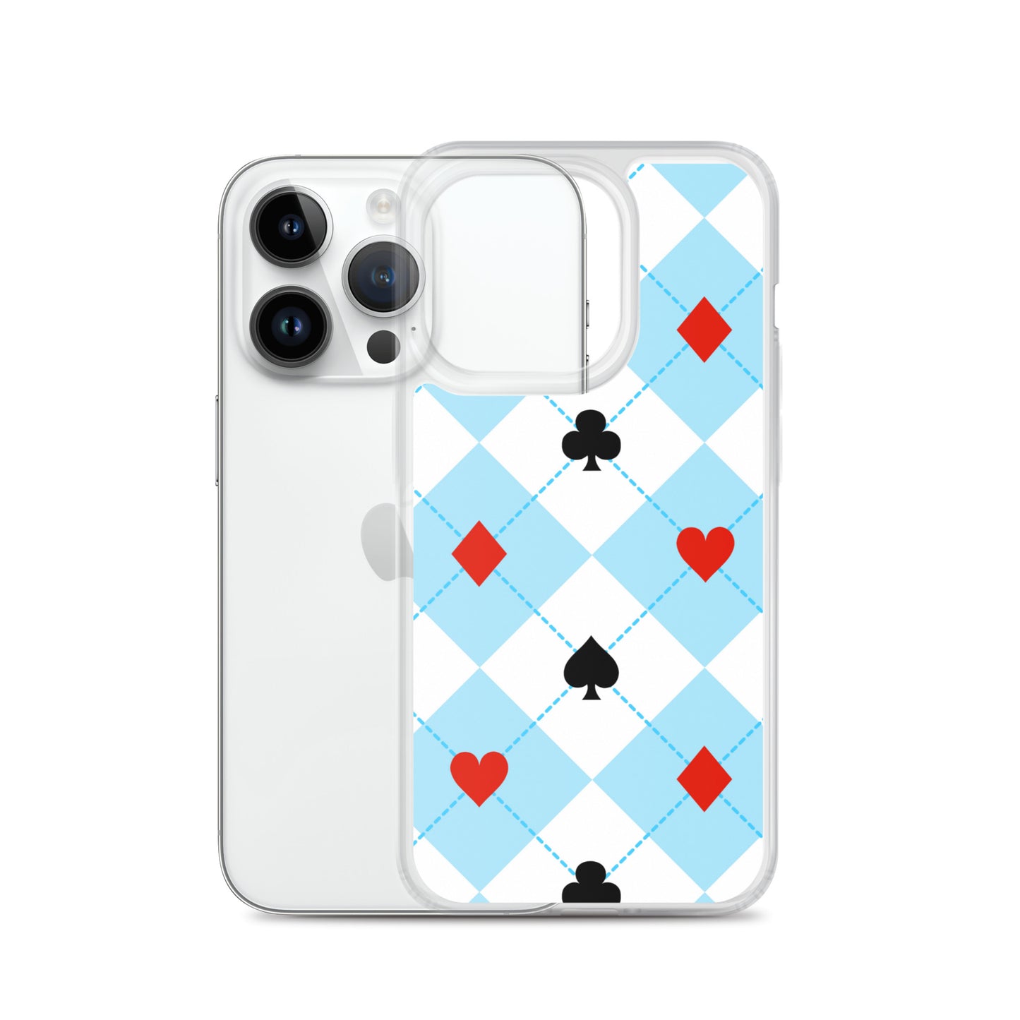 Deck of Cards Suites - Clear Case for iPhone®