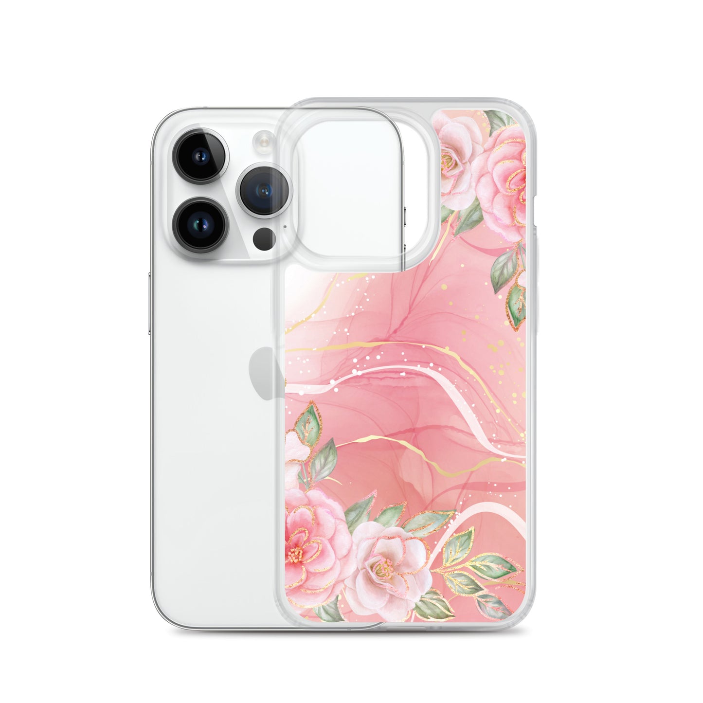 Malia's Pink Roses - Clear Case for iPhone®