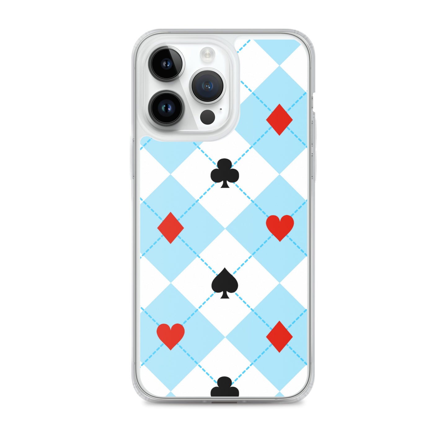 Deck of Cards Suites - Clear Case for iPhone®