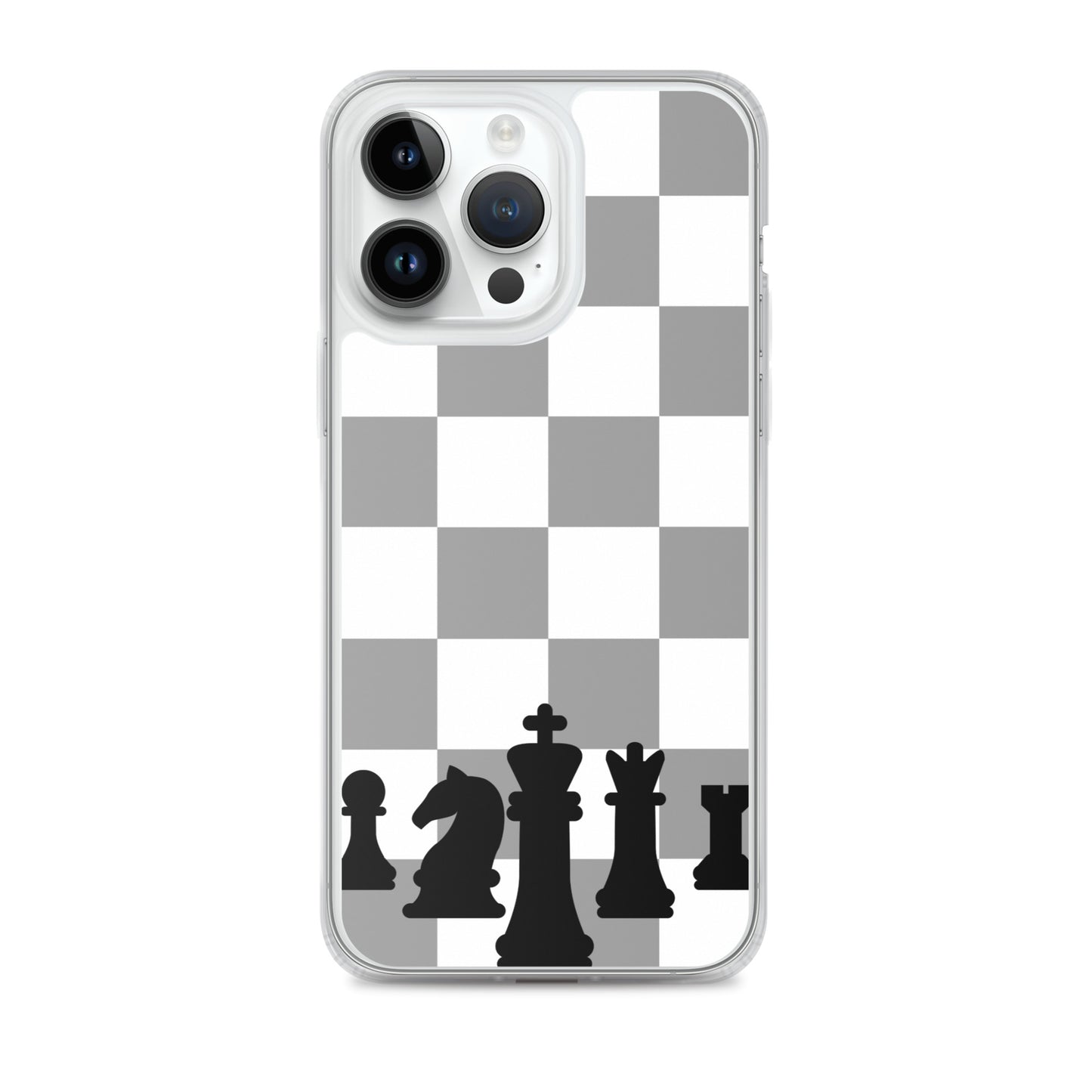 Chess Board with Pieces - Clear Case for iPhone®