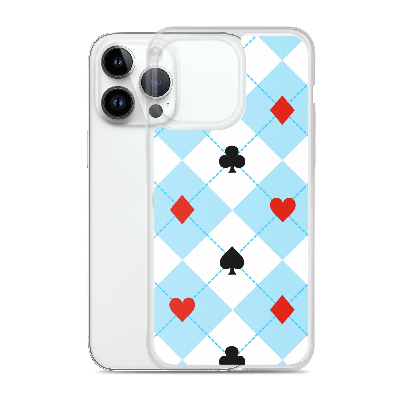 Deck of Cards Suites - Clear Case for iPhone®