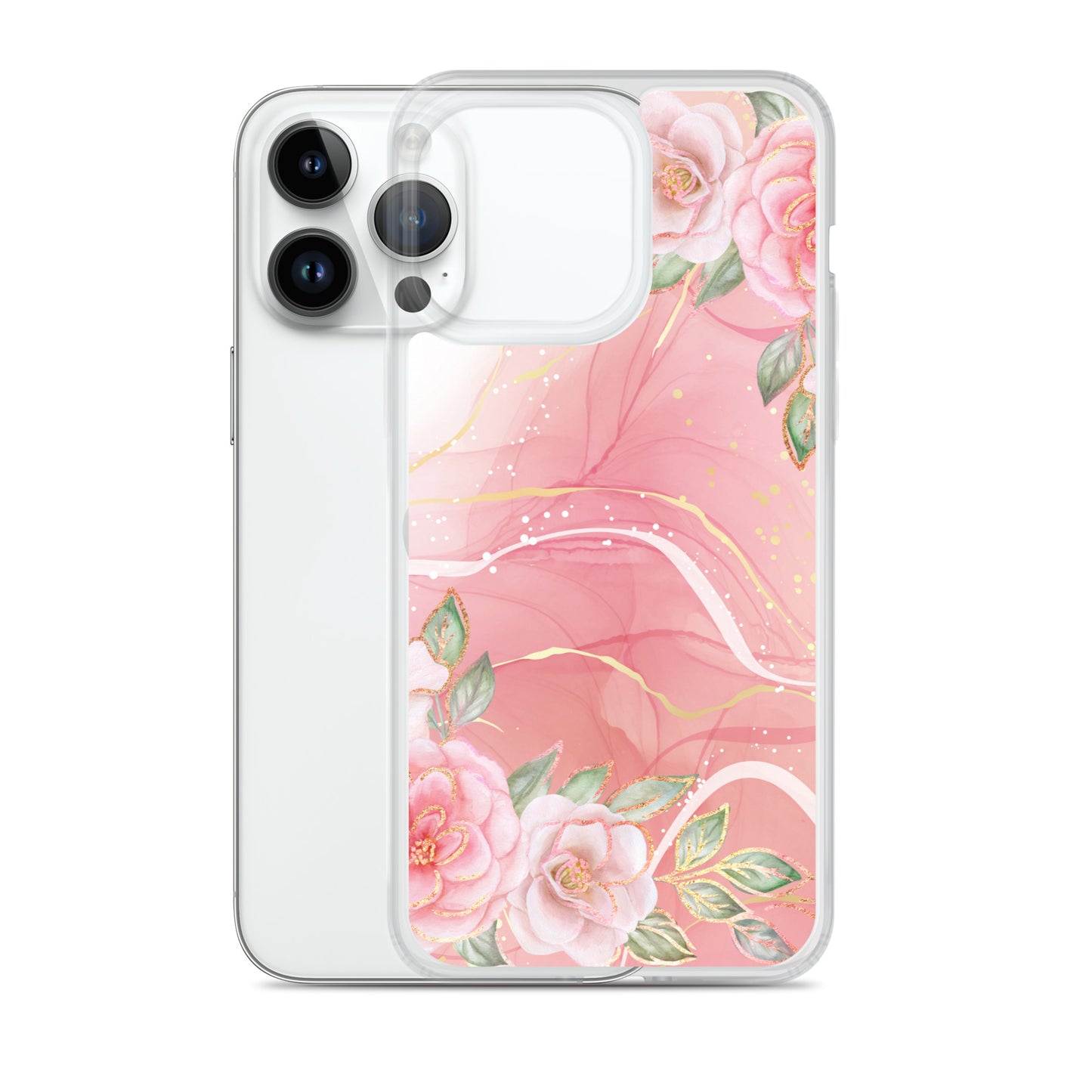 Malia's Pink Roses - Clear Case for iPhone®