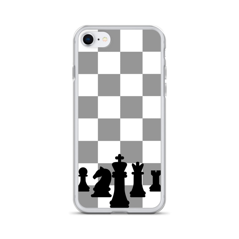 Chess Board with Pieces - Clear Case for iPhone®