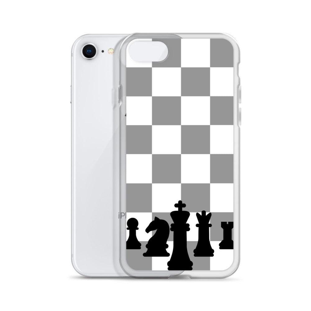 Chess Board with Pieces - Clear Case for iPhone®