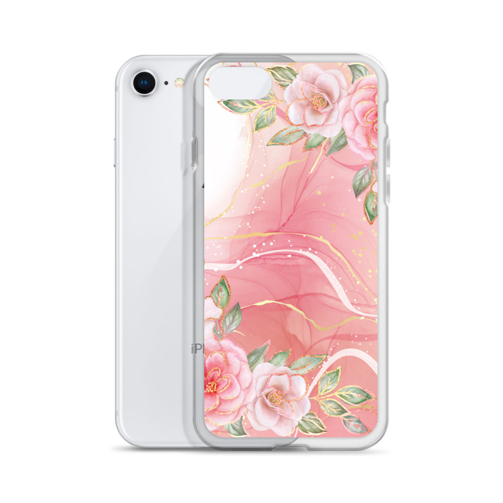 Malia's Pink Roses - Clear Case for iPhone®
