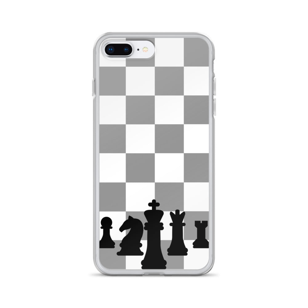Chess Board with Pieces - Clear Case for iPhone®