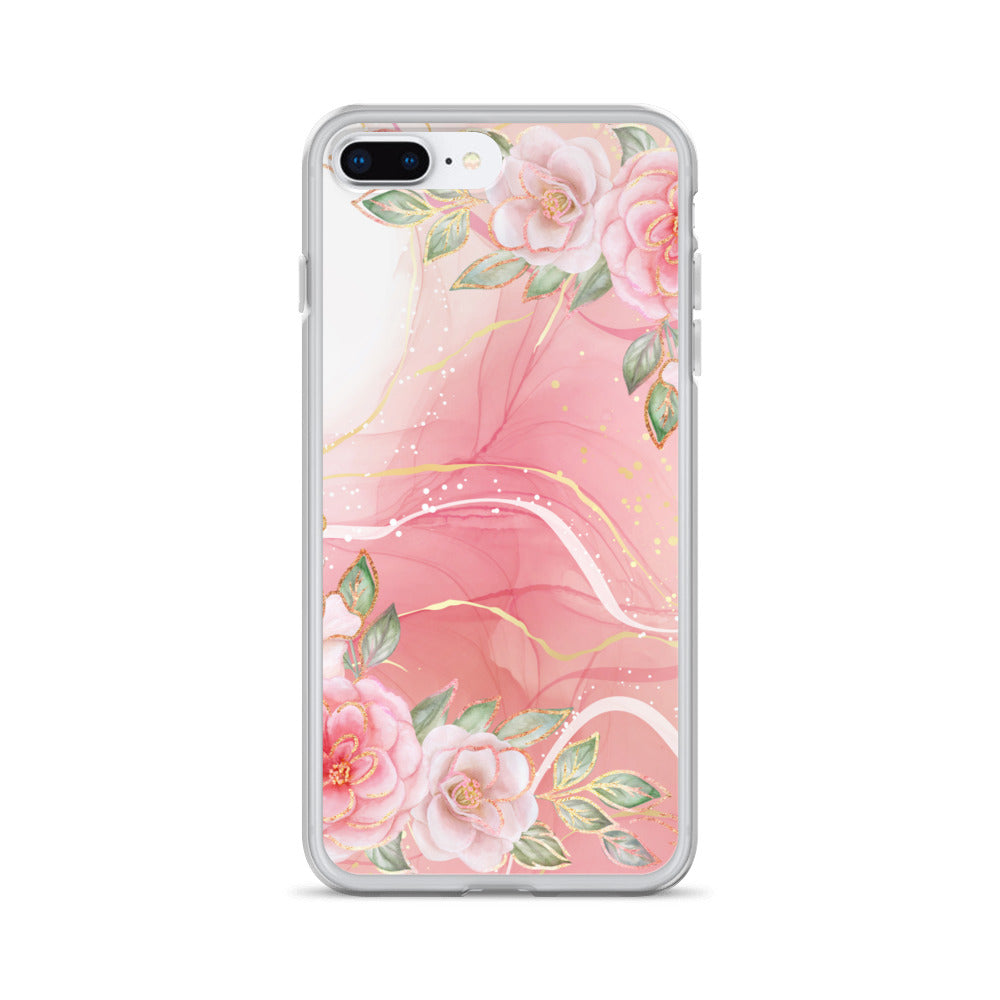 Malia's Pink Roses - Clear Case for iPhone®