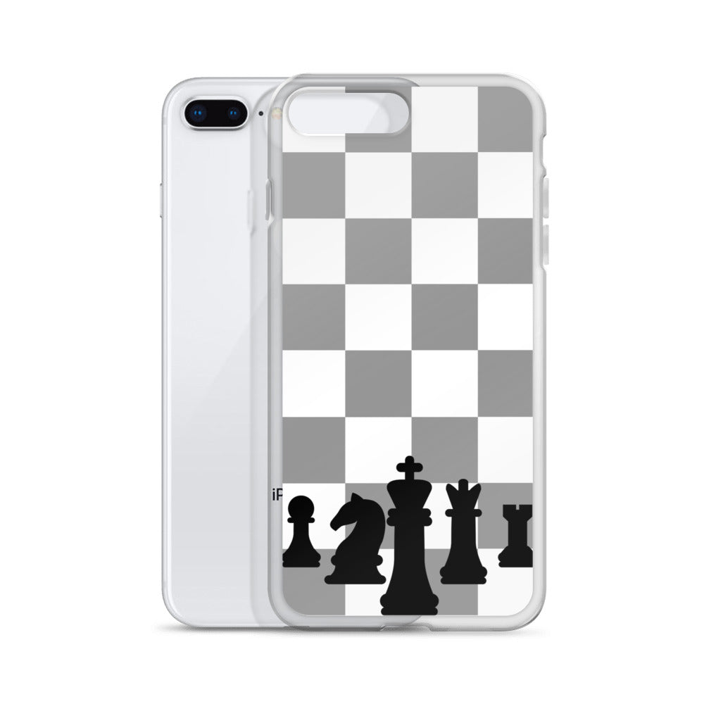 Chess Board with Pieces - Clear Case for iPhone®
