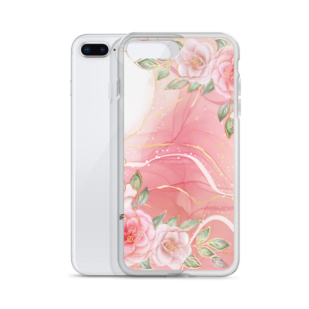 Malia's Pink Roses - Clear Case for iPhone®